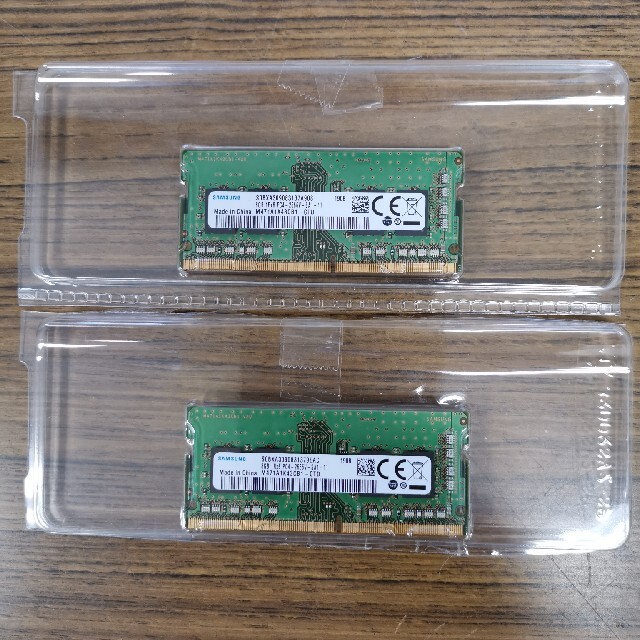 ★DDR4 ノートPC用8GBメモリー★PC4-2666V★二枚セット