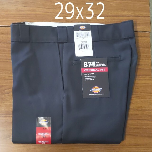 新品 29x32 BK ワークパンツ ディッキーズ ブラック