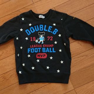 ダブルビー(DOUBLE.B)のダブルBトレーナー サイズ100(Tシャツ/カットソー)