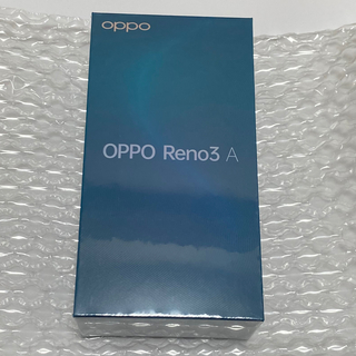 アンドロイド(ANDROID)の新品 OPPO Reno3 A ホワイト CPH2013WH SIMフリー(スマートフォン本体)