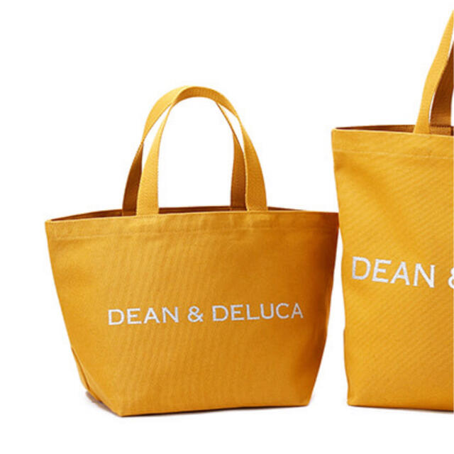 dean&deluca トートバッグ　　マスタードイエローカラー