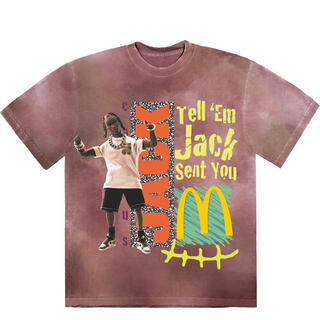 マクドナルド(マクドナルド)のtravisscott McDonald jack smile T-shirt(Tシャツ/カットソー(半袖/袖なし))