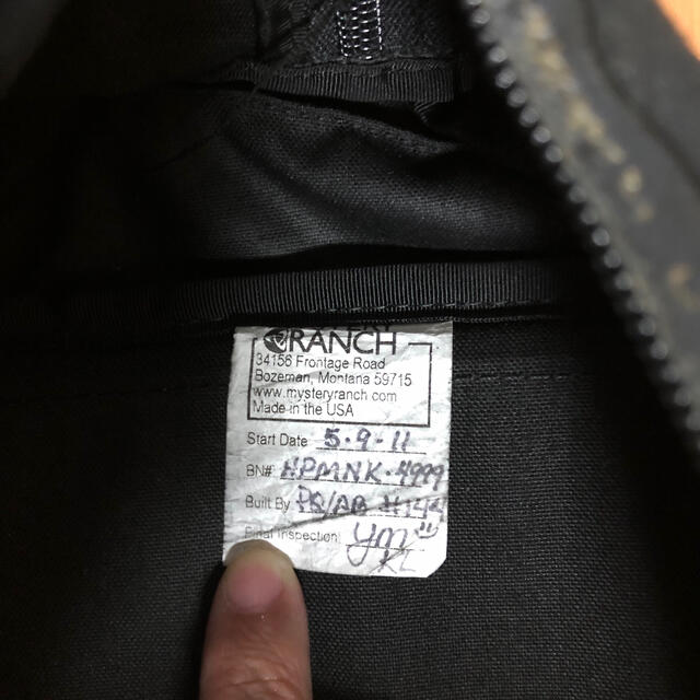 MYSTERY RANCH(ミステリーランチ)のミステリーランチ ボディーバッグ ブラック メンズのバッグ(ボディーバッグ)の商品写真