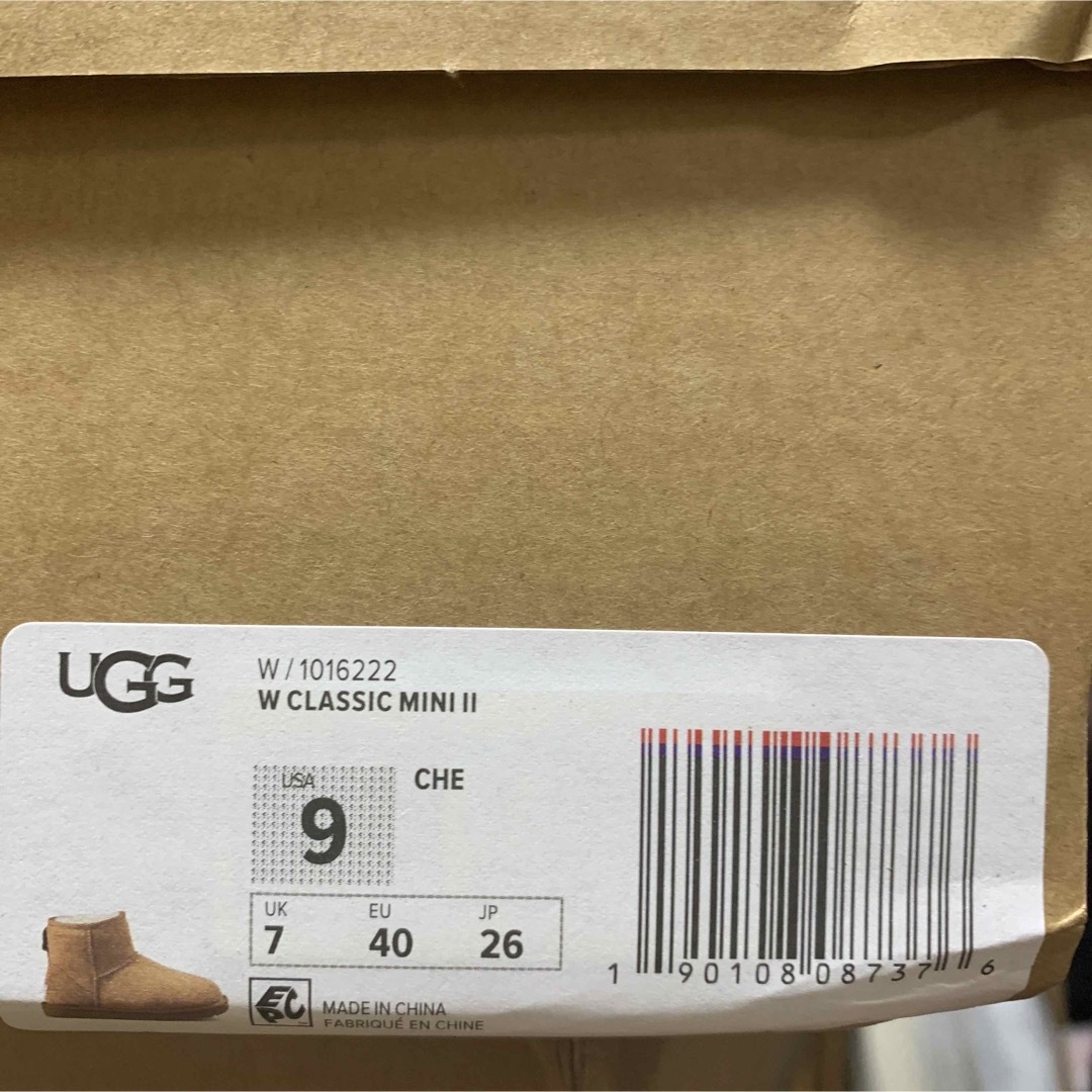 UGG - 新品未使用！正規品UGGムートンブーツクラッシックミニ2チェス