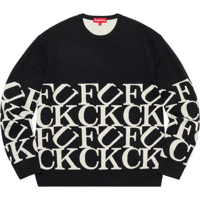 トップスsupreme fuck sweater Mサイズ