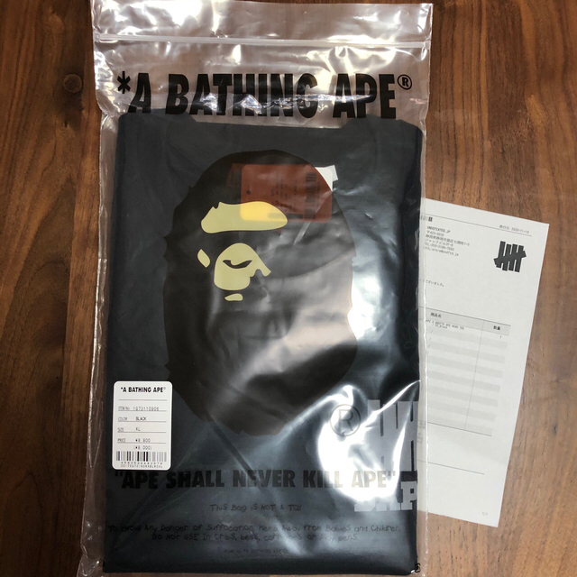 A BATHING APE(アベイシングエイプ)のBAPE X UNDFTD APE HEAD TEE  メンズのトップス(Tシャツ/カットソー(半袖/袖なし))の商品写真