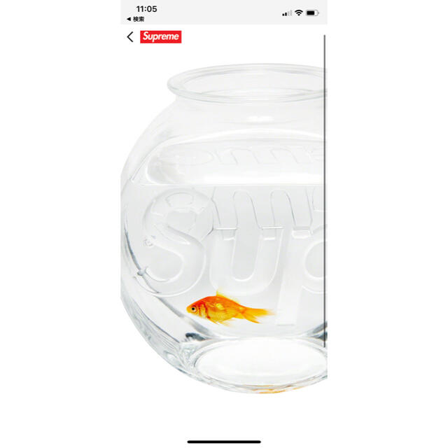 訳あり Supreme Fish Bowl 金魚鉢