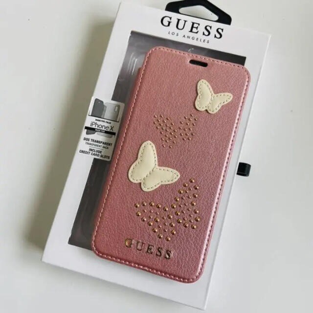 GUESS(ゲス)の日本未発売 GUESS ゲス iPhone X/XS 手帳型 フリップケース スマホ/家電/カメラのスマホアクセサリー(iPhoneケース)の商品写真