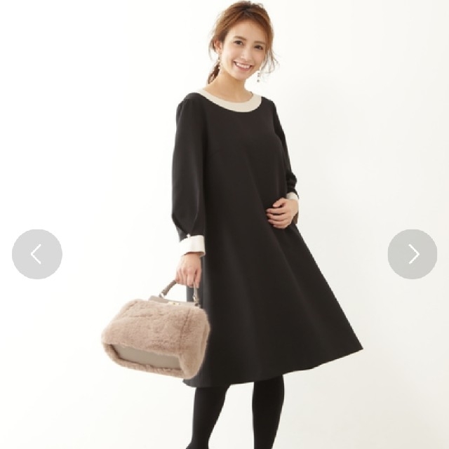 PROPORTION BODY DRESSING(プロポーションボディドレッシング)のいいね不要♡PROPORTION BODY DRESSING♡ボウタイワンピース レディースのワンピース(ひざ丈ワンピース)の商品写真