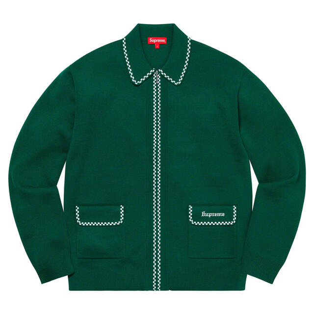 Supreme Checkerboard Zip Up Sweaterニット/セーター