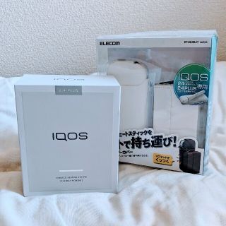 アイコス(IQOS)の新品同様■IQOS2.4PLUS ホワイト 2020年10月30日購入＋ケース(タバコグッズ)