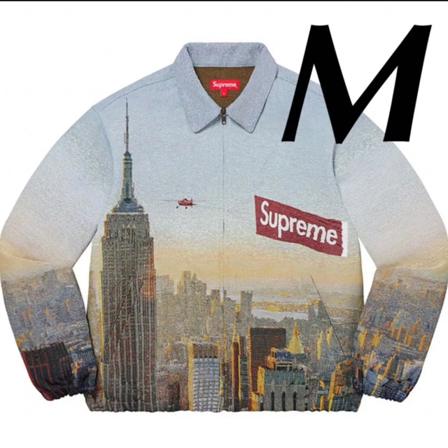 supreme aerial tapestryharrington jacket新品サイズ