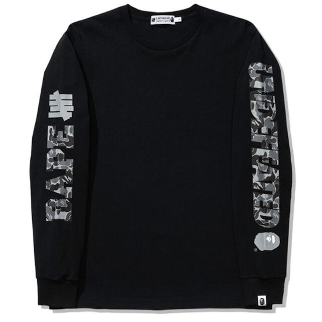 UNDEFEATED(アンディフィーテッド)のBAPE X UNDFTD LONG SLEEVE TEE M BLACK メンズのトップス(Tシャツ/カットソー(七分/長袖))の商品写真