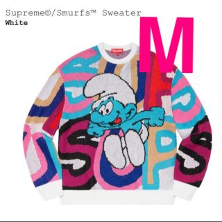 Supreme®/Smurfs™ Sweater Supreme white