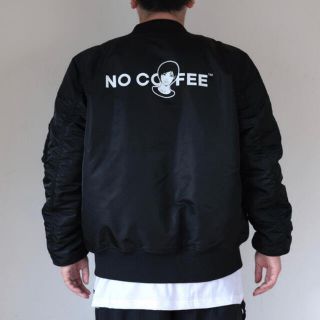 ソフ(SOPH)のNO COFFEE × KYNE × Alpha MA-1 Black (ダウンジャケット)