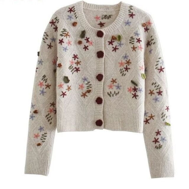 Zara 花刺繍ニットカーディガンの通販 By Herb S Shop ザラならラクマ Zara 花刺繍ニットカーディガンの通販 By Herb S Shop ザラならラクマ