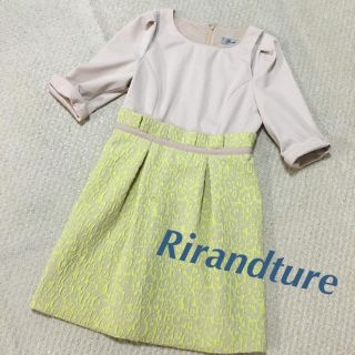 リランドチュール(Rirandture)のRirandture☆切替ミニワンピース(ミニワンピース)