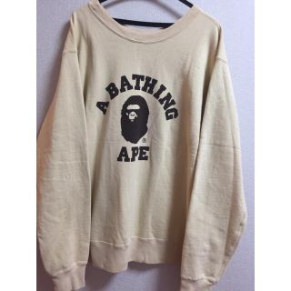 アベイシングエイプ(A BATHING APE)のA BATHING APEエイプトレーナー(スウェット)