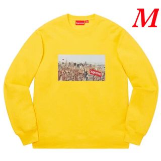 シュプリーム(Supreme)のsupreme  Aerial Crewneck Mサイズ　Lemon (スウェット)