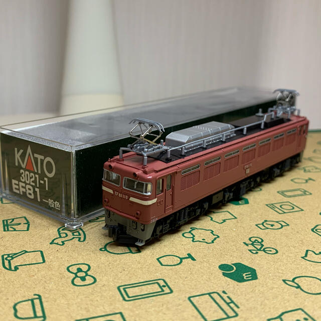 KATO`(カトー)のカトー/KATO 3021-1 EF81 一般色　Nゲージ　鉄道模型 エンタメ/ホビーのおもちゃ/ぬいぐるみ(鉄道模型)の商品写真