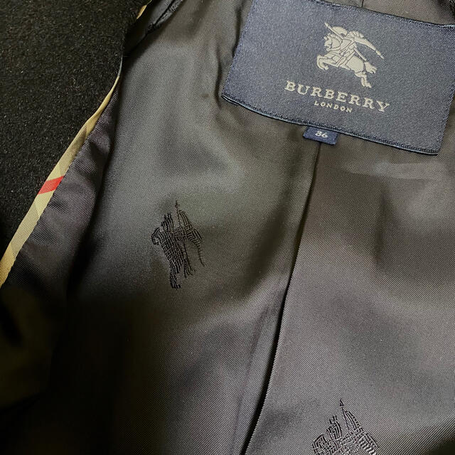 BURBERRY(バーバリー)のバーバリーアンゴラ混ショートコート レディースのジャケット/アウター(ピーコート)の商品写真