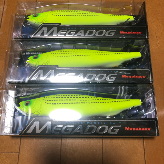 Megabass - メガドッグ新品未開封 3本セットの通販 by さーふHIRO's shop｜メガバスならラクマ