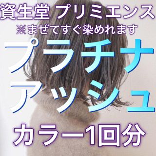 シセイドウ(SHISEIDO (資生堂))の資生堂プリミエンス プラチナアッシュ 1回分 (カラーリング剤)