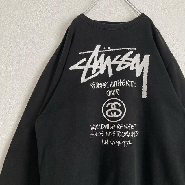 STUSSY - 【大人気】ステューシー☆ビッグロゴ スウェット ワールド ...