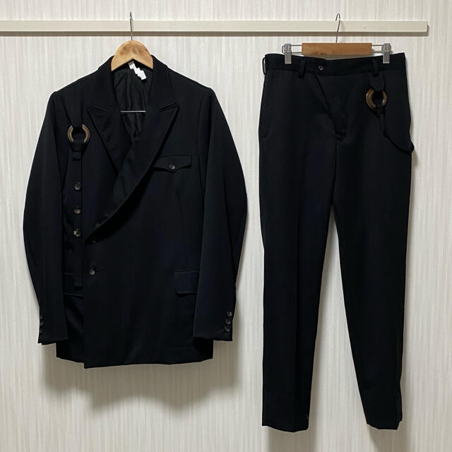 Yohji Yamamoto(ヨウジヤマモト)のT様専用　SOSHIOTSUKI 20ss 袈裟セットアップ　size44 メンズのスーツ(セットアップ)の商品写真