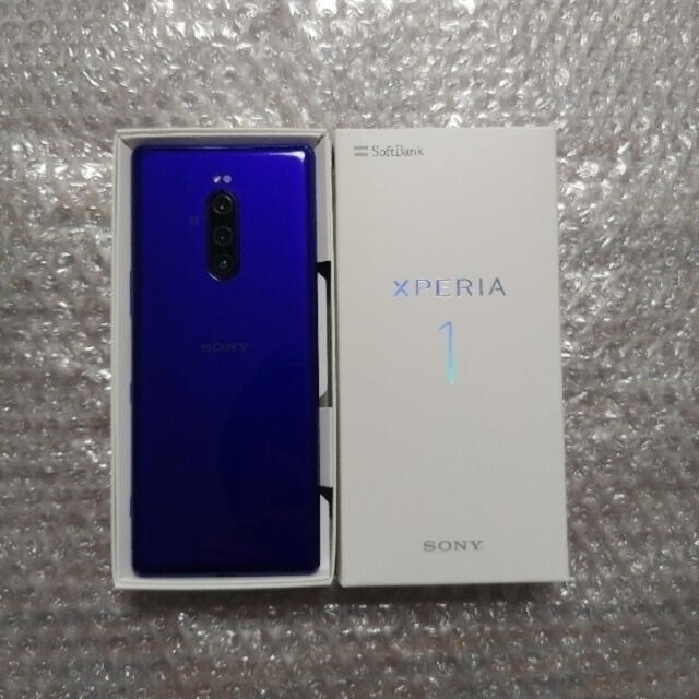 SONY(ソニー)のSIMロック解除済 Xperia1 802SO パープル スマホ/家電/カメラのスマートフォン/携帯電話(スマートフォン本体)の商品写真