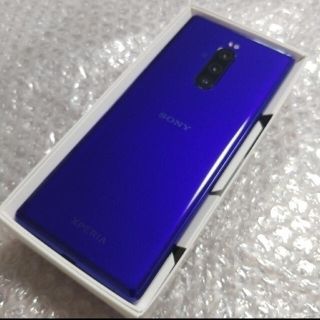 ソニー(SONY)のSIMロック解除済 Xperia1 802SO パープル(スマートフォン本体)