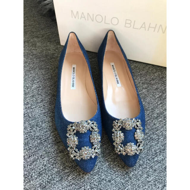 良質 MANOLO BLAHNIK - 新品未使用☆マノロブラニク☆ハンギシ