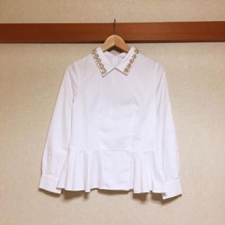 トランテアンソンドゥモード(31 Sons de mode)のペプラムブラウス タグ付き新品♡(シャツ/ブラウス(長袖/七分))