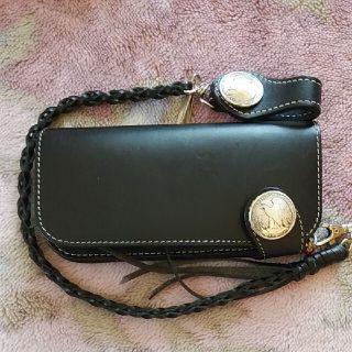 GENUINE LEATHERウエスタン長財布(長財布)