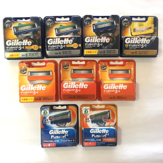 ジレット Gillette 替刃 フュージョン 5＋1  他 48個 未使用