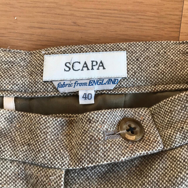 SCAPA(スキャパ)のスキャパ　ツイードパンツ レディースのパンツ(カジュアルパンツ)の商品写真