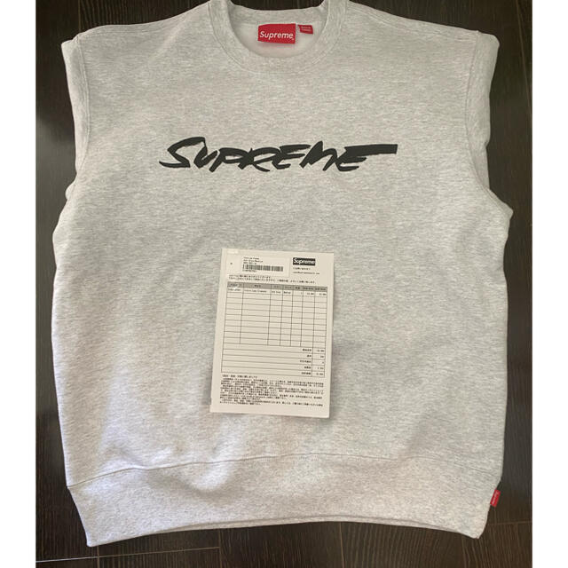 Supreme Futura Logo crewneck サイズLグレー