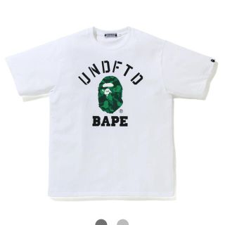 アベイシングエイプ(A BATHING APE)のBAPE® X UNDFTD COLLEGE TEE ベイプ アンディ tシャツ(Tシャツ/カットソー(七分/長袖))