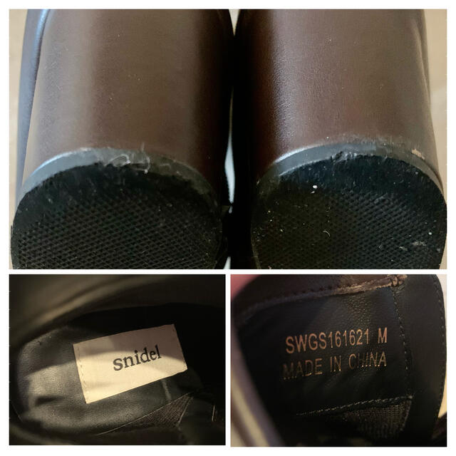 SNIDEL(スナイデル)のsnidel ショートブーツ レディースの靴/シューズ(ブーツ)の商品写真