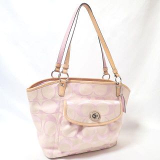 コーチ(COACH)のAA364 コーチ F14659 トートバッグ シグネチャー ピンク (トートバッグ)