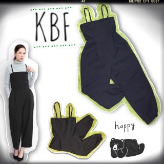 ケービーエフ(KBF)の美品‼︎KBF/オールインワン/ブラック(オールインワン)