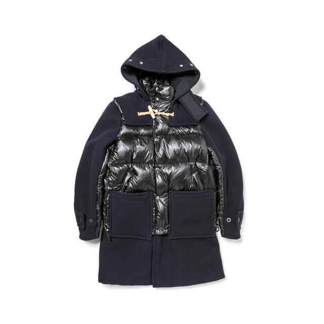 sacai Gloverall ドッキング　ロングコートダッフルコート