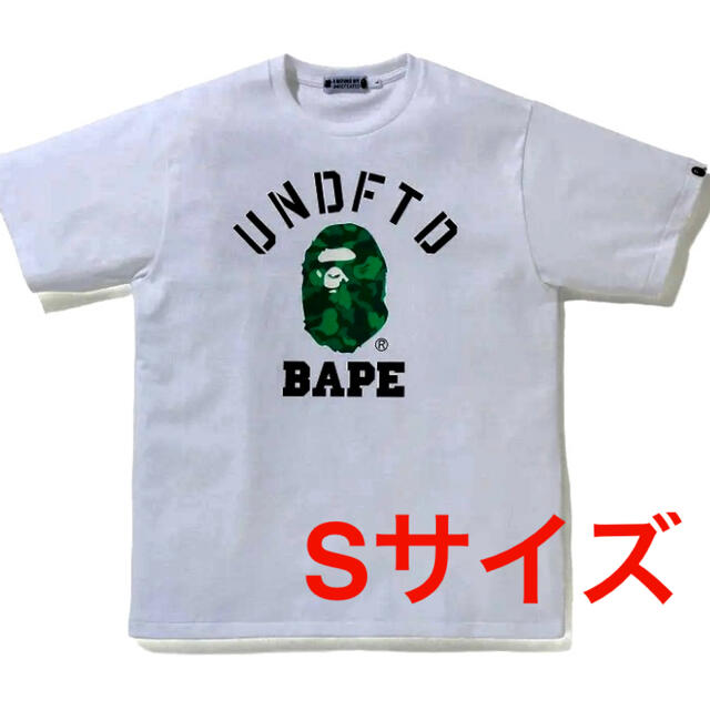 A BATHING APE(アベイシングエイプ)のBAPE X UNDFTD COLLEGE TEE ベイプ　アンディフィーテッド メンズのトップス(Tシャツ/カットソー(半袖/袖なし))の商品写真