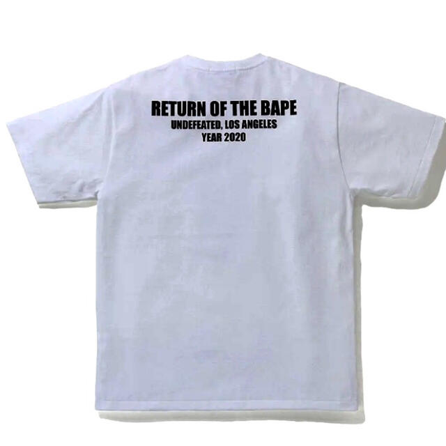 A BATHING APE(アベイシングエイプ)のBAPE X UNDFTD COLLEGE TEE ベイプ　アンディフィーテッド メンズのトップス(Tシャツ/カットソー(半袖/袖なし))の商品写真