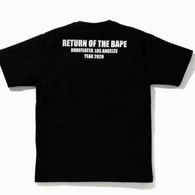 A BATHING APE(アベイシングエイプ)のBAPE X UNDFTD COLLEGE TEE ベイプ　アンディフィーテッド メンズのトップス(Tシャツ/カットソー(半袖/袖なし))の商品写真