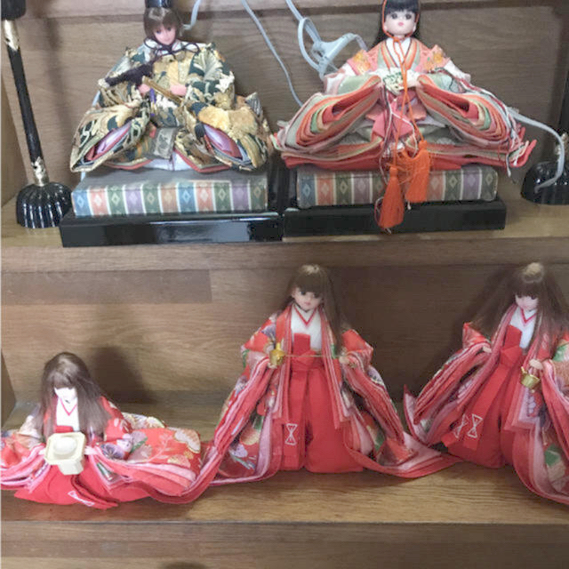 リカちゃん雛人形美品(棚無し) ハンドメイドのぬいぐるみ/人形(人形)の商品写真