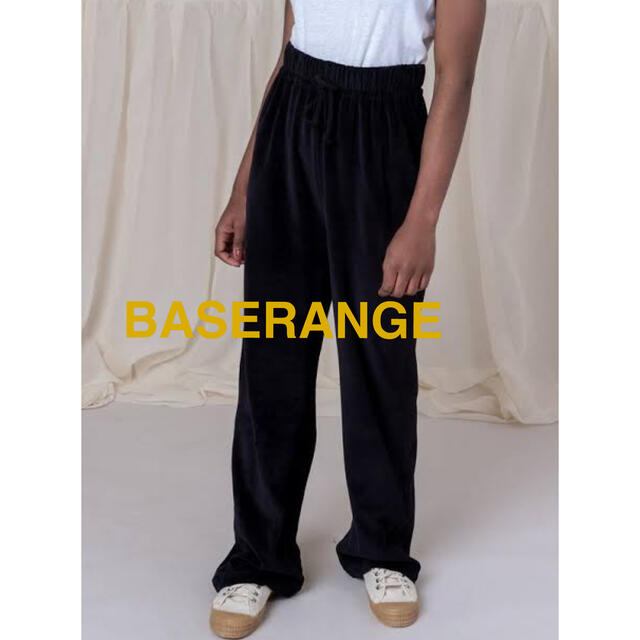 即納大人気】BASERANGE DOUGLAS PANTS ベースレンジ ベロア パンツの