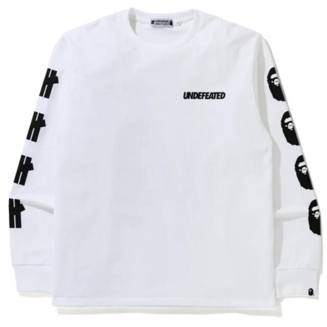 A BATHING APE(アベイシングエイプ)の送料込 XL BAPE X UNDFTD LONG SLEEVE TEE 2 メンズのトップス(Tシャツ/カットソー(七分/長袖))の商品写真