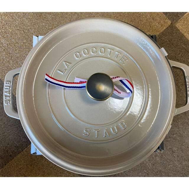 ストウブ【Staub】ピコ・ココット ラウンド 24cm リネン(セサミ