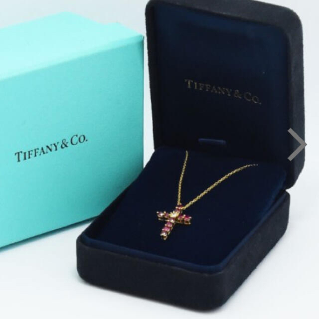 Tiffany & Co. - 専用です TIFFANY クロスネックレス ルビー